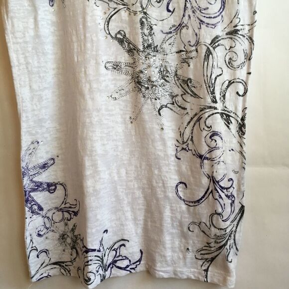 ‎CRUEL
GIRL GRAPHIC BURNOUT T-SHIRT IN WHITE - Picture 5 of 6